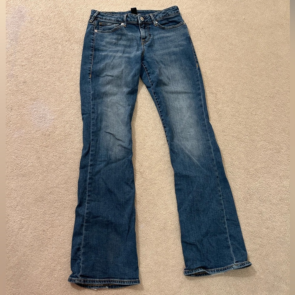 True Religion BECCA Mid Rise Bootcut Jeans in Blue